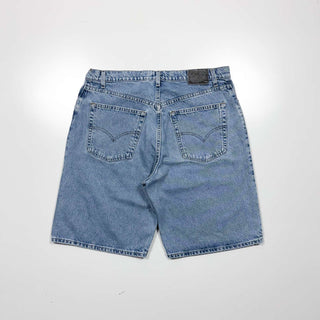 90's "made in USA" SILVER TAB LOOSE デニムスケーターショーツ