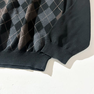 00's craft & Barrow アーガイル ニットポロ セーター