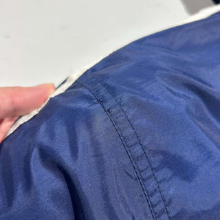 90's adidas ナイロン×スウェット フーデッド リバーシブル シェル ジャケット