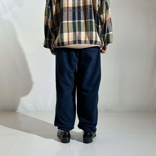 90's "made in USA" NAUTICA ドローコード フリース パンツ