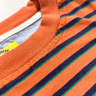 90's～ Duck Head オレンジ×ネイビー ボーダー Tシャツ