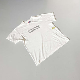 90's "made in USA" Hanes メッセージ Tシャツ