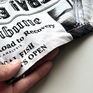 00's No Boundaries レーヨン フォト 総柄 オープンカラー S/Sシャツ