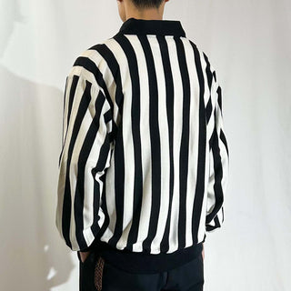 ～90's "made in Canada" crossbar ストライプ レフェリー ジャケット