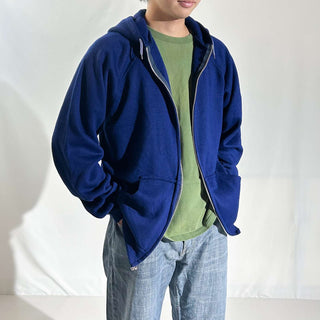 90's action アルミジップ フルジップ スウェット パーカ