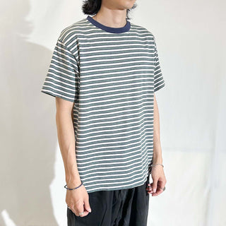 90's BASIC EDITIONS 短丈 ボーダー Tシャツ