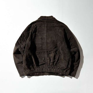 90's～00's STRUCTURE キルティング レザー ブルゾン ジャケット