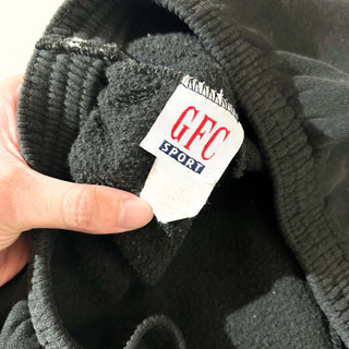 90's "made in USA" GFC ブラック ドローコード スウェット パンツ