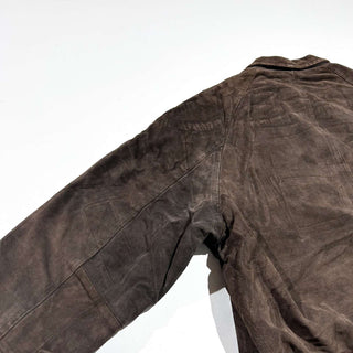 90's～00's STRUCTURE キルティング レザー ブルゾン ジャケット