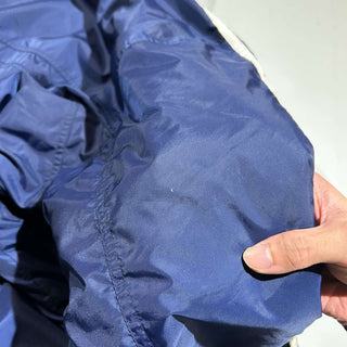 90's adidas ナイロン×スウェット フーデッド リバーシブル シェル ジャケット