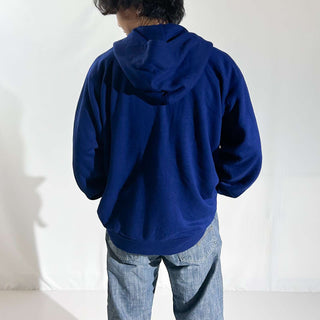 90's action アルミジップ フルジップ スウェット パーカ