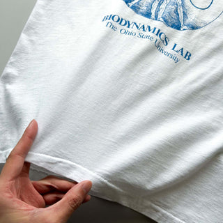 90's anvil "Vitruvian Man" パロディ プリント Tシャツ