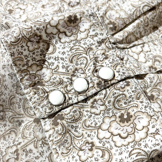 90's～ POLO JEANS CO. RALPH LAUREN 総柄 ウエスタン L/Sシャツ