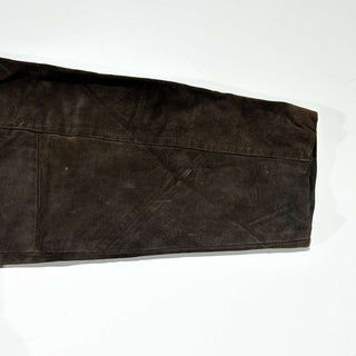 90's～00's STRUCTURE キルティング レザー ブルゾン ジャケット