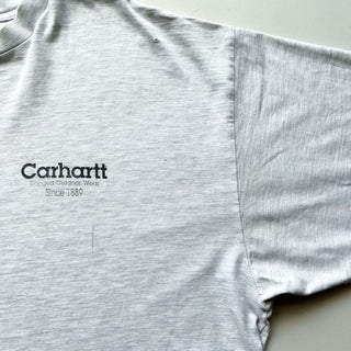 90's～00's Carhartt ワーク 両面プリント Tシャツ