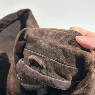 90's～00's STRUCTURE キルティング レザー ブルゾン ジャケット