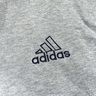 90's adidas ナイロン×スウェット フーデッド リバーシブル シェル ジャケット