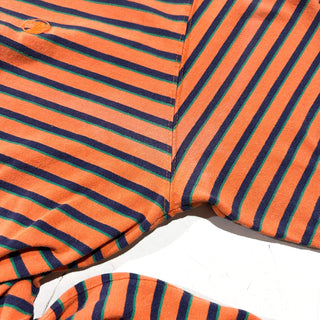 90's～ Duck Head オレンジ×ネイビー ボーダー Tシャツ