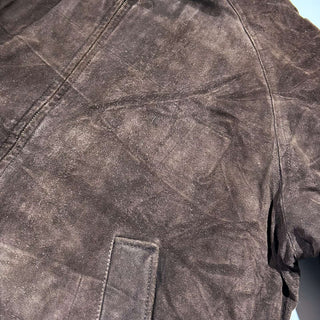 90's～00's STRUCTURE キルティング レザー ブルゾン ジャケット