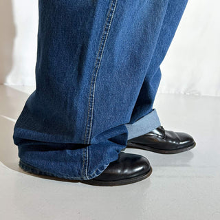 00's CULTURE スケーター ワイド デニム カーゴ パンツ