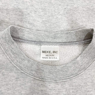 90's～00's MEKE,INC "made in USA" U.S.AIR FORCE 両面プリント リフレクター スウェット シャツ