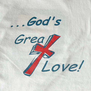 00's GILDAN "Y2K × Jesus" メッセージ Tシャツ