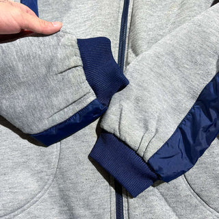 90's adidas ナイロン×スウェット フーデッド リバーシブル シェル ジャケット