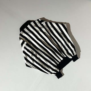 ～90's "made in Canada" crossbar ストライプ レフェリー ジャケット