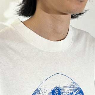 90's anvil "Vitruvian Man" パロディ プリント Tシャツ