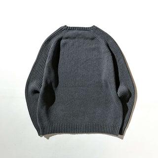 90's～ Timberland リブ編み 切替 ニット セーター