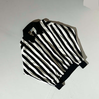 ～90's "made in Canada" crossbar ストライプ レフェリー ジャケット