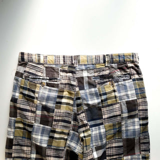 00's OLD NAVY パッチワーク マドラス ワイド ショーツ