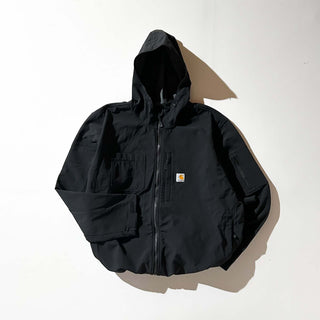 Carhartt "rain defender" ブラック ドローコード シェル ジャケット