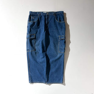00's CULTURE スケーター ワイド デニム カーゴ パンツ