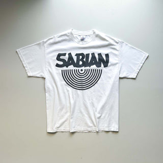 90's～00's AAA "SABIAN" プリント Tシャツ