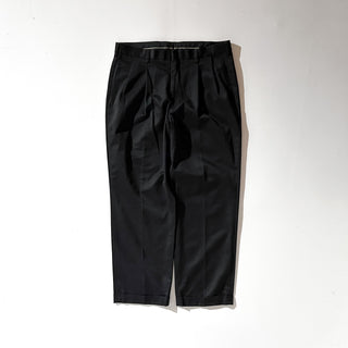 90's～00's AXIST ブラック 2タック ワイド チノ パンツ
