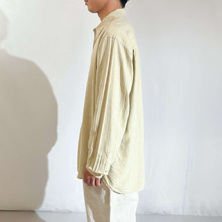 90's～00's Tommy Bahama シルク×ウール デザイン L/Sシャツ