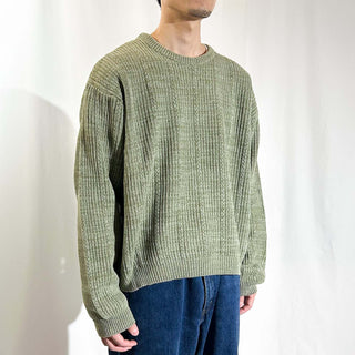 ～00's ボックスシルエット メランジ ニット セーター