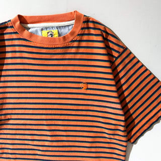 90's～ Duck Head オレンジ×ネイビー ボーダー Tシャツ