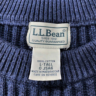 L.L.Bean ネイビー 無地 ニットセーター
