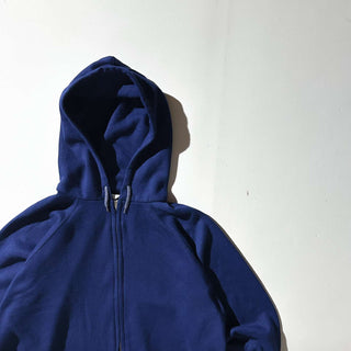 90's action アルミジップ フルジップ スウェット パーカ