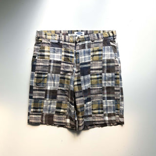 00's OLD NAVY パッチワーク マドラス ワイド ショーツ