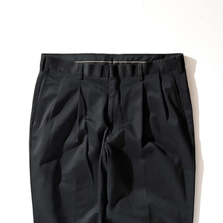 90's～00's AXIST ブラック 2タック ワイド チノ パンツ