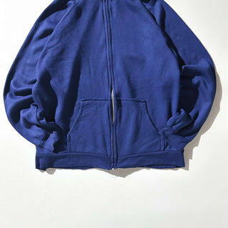 90's action アルミジップ フルジップ スウェット パーカ