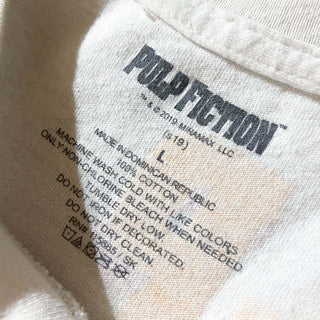 ”Pulp Fiction” ホワイト ムービー Tシャツ