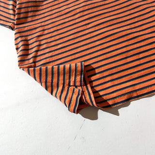 90's～ Duck Head オレンジ×ネイビー ボーダー Tシャツ