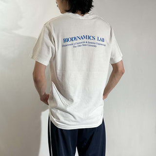 90's anvil "Vitruvian Man" パロディ プリント Tシャツ