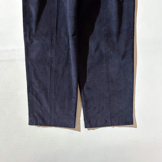 90's～ "deadstock" LANDS' END ２タック コーデュロイ パンツ (TRUENAVY 35×29)
