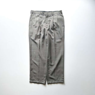 90's～00's AXIST レーヨン混 2タック スラックス