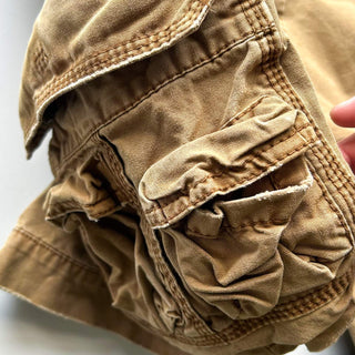 90's～ OLD RALPH LAUREN ６ポケット カーゴ ショーツ(カーキ)